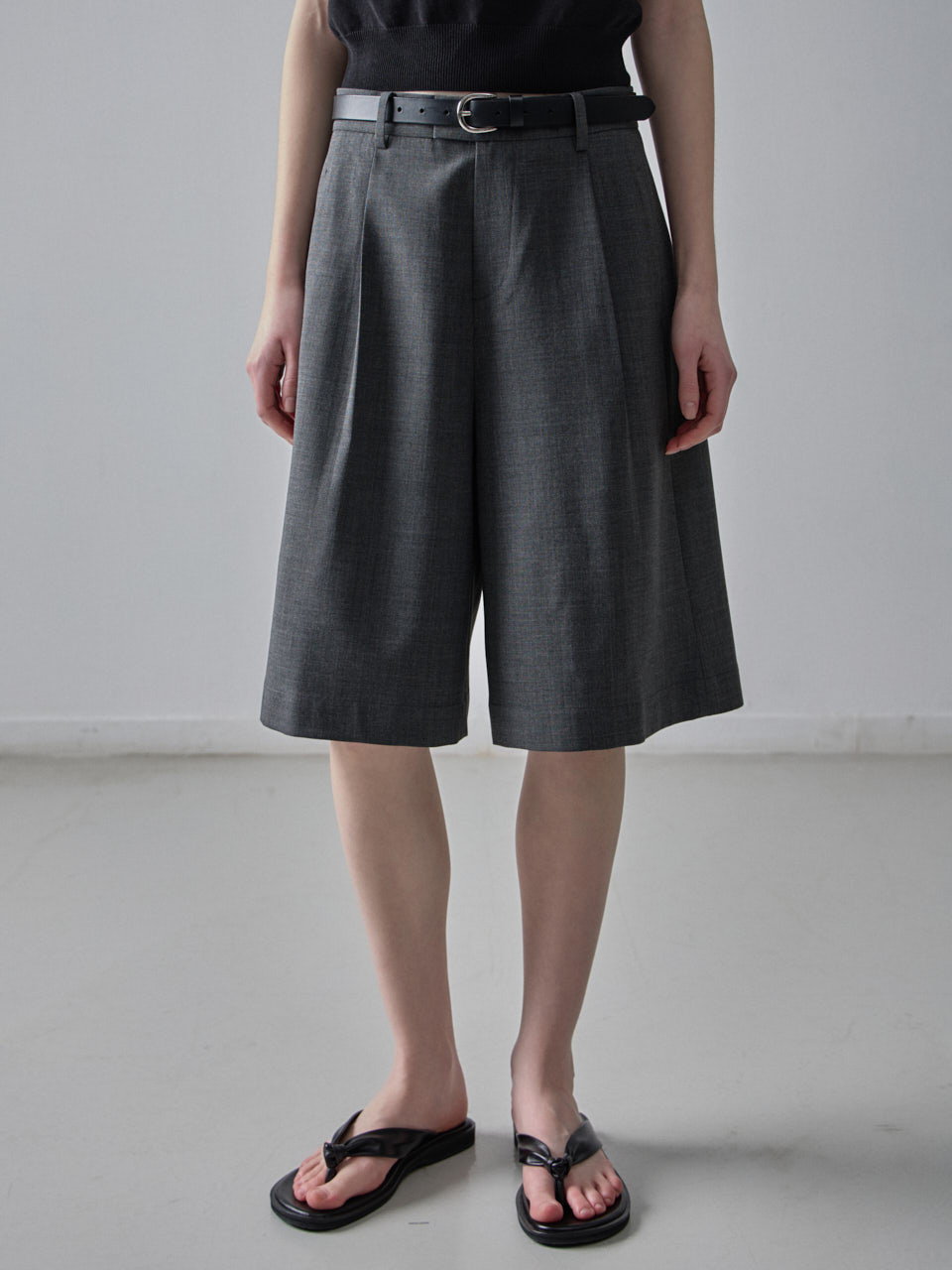 ■FACADE PATTERN■ SUMMER WOOL WIDE PANTS Facade Pattern Summer Wool Wide Pants Oatmeal S #파사드패턴